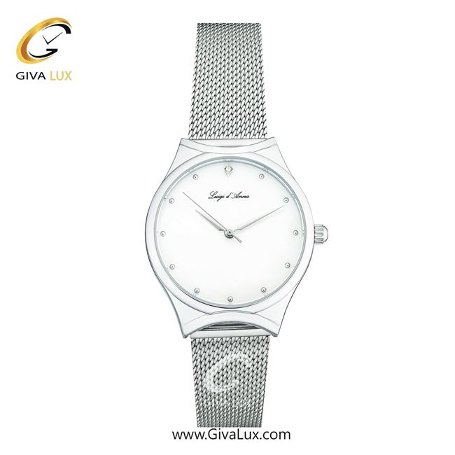 ساعت مچی اورجینال زنانه LdA نقره ای | نقره ای| سفید| کد رفرنس 2298